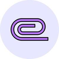 Attach Pin Filled Circle Fill Style Icon Style Icon vector