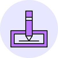 Edit Filled Circle Fill Style Icon Style Icon vector