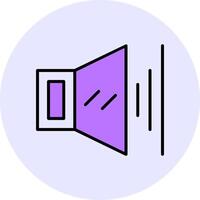 Volume Filled Circle Fill Style Icon Style Icon vector