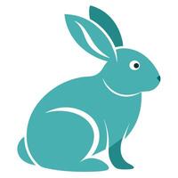 Stylized Rabbit Icon vector