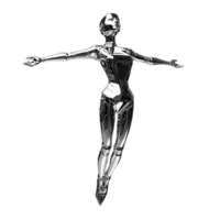 a robot standing on a transparent background png