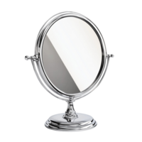 a mirror on a stand with a transparent background png