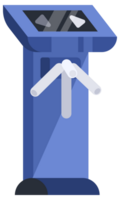 Collection of various turnstiles, controlling access to secure areas in office buildings, subway stations, and other restricted locations png