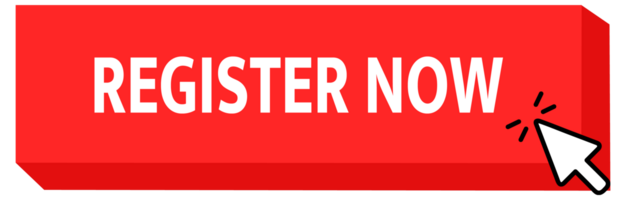 Register Now Button with pointer clicking. Web button. Finger Pressing. Click to Register Now Concept. illustration png