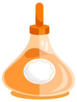 Jars with cosmetics and makeup items in bottles. Make up products. png