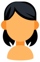 Featuring a diverse group of people of different ethnicities and hairstyles looking forward with blank faces. png