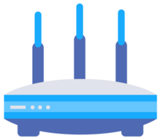 Wifi router set. Antenna connection internet, ethernet network. png