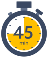 Set of timer and Stopwatch icons. Countdown symbol. Kitchen timer icon png