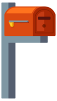 Collection of various mailboxes and postboxes, showcasing different designs and colors for receiving mail and correspondence png