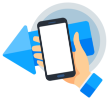 Easy Access to Technology Download Our App Promotion with QR Code and Smartphone Illustration png