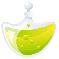 Magic potion vials set. Alchemy elixir. Magical substance. Game potion. png