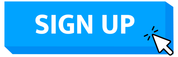 Sign UP Button with pointer clicking. Web button. Finger Pressing. Click to Sign UP Concept. illustration png