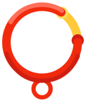 Set of nine colorful climbing carabiners is shown, each with a different locking mechanism png