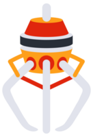 Robotic Claw set. Grabbing Mechanical claw toy. Grip robotic claw in factory png