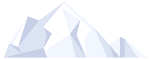 Varieties icebergs set. Antarctic cartoon ice. Floating ice mountain. Melting icebergs and frozen icy blocks. png