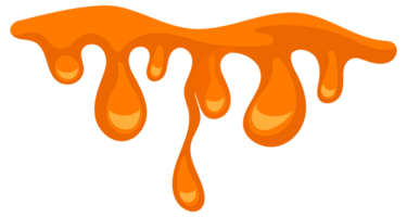 Liquid caramel cascades down a white backdrop, creating a sweet display. Rich toffee flows smoothly, forming a gooey treat png