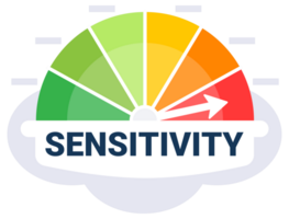 Emotional Sensitivity Measurement Concept with Visual Scale Indicator Illustration png