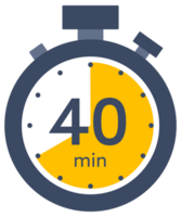Set of timer and Stopwatch icons. Countdown symbol. Kitchen timer icon png