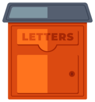 Collection of various mailboxes and postboxes, showcasing different designs and colors for receiving mail and correspondence png