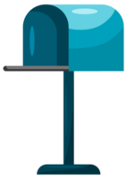 Post mail boxes set. Letter boxes for communication, mailing. Mail newsletter package delivery png