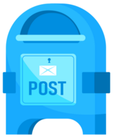 Post mail boxes set. Letter boxes for communication, mailing. Mail newsletter package delivery png