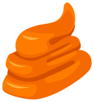 Liquid caramel cascades down a white backdrop, creating a sweet display. Rich toffee flows smoothly, forming a gooey treat png