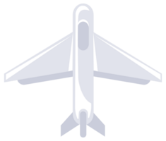 Airplanes and Military Aircraft Top. Planes top view. Airliner and fighter. png
