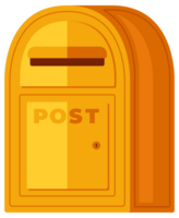 Collection of various mailboxes and postboxes, showcasing different designs and colors for receiving mail and correspondence png