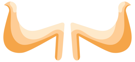 Collection of various animal horns, showcasing their unique shapes and textures, often associated with power and strength png