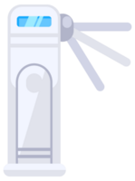 Collection of various turnstiles, controlling access to secure areas in office buildings, subway stations, and other restricted locations png