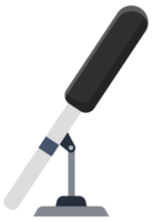 Assortment of different microphone types in a flat design style, suitable for audio equipment representation. png