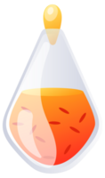 Magic potion vials set. Alchemy elixir. Magical substance. Game potion. png