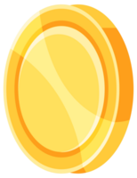 Cartoon style gold and silver coins rotating animation sprite sheet for game developers. png