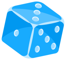 Six vibrant blue dice in motion, each showing different sides, evoke luck and chance in a casino setting. Symbolizing risk and excitement, they capture the thrill of games of probability png