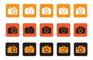 Diaphragm icon. image, photo gallery illustration EPS 10 vector