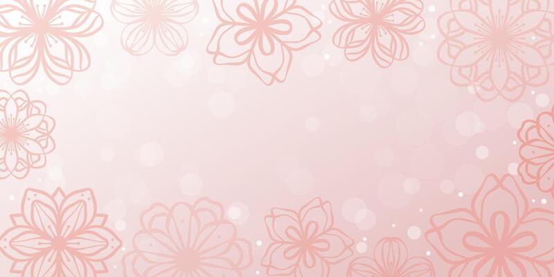 Flower backgorund, cute pastel pink abstract spring wallpaper design