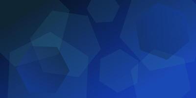 Modern blue banner design, abstract background, vibrant gradient cover image, hexagon wallpaper design vector