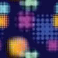geometric pattern bright abstract seamless background. fabric tissue endless reversible print. Circular dotted geometric shapes vector