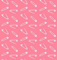 Seamless pattern of sketch English pins vector