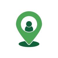 Map pointer icon vector