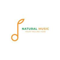 natural music Logo vector