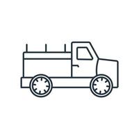 Pickup icons symbol elements for infographic web vector