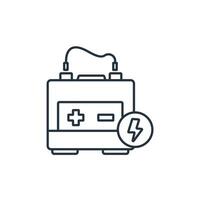 battery icons symbol elements for infographic web vector