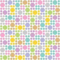 Flat Colorful Dots Seamless Pattern vector