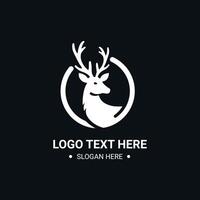 Geometric deer silhouette design icon vector