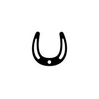 Horseshoe Logo. Horseshoe design and symbol of success vector