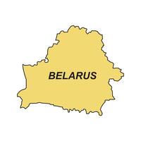 Map of Belarus icon design vector