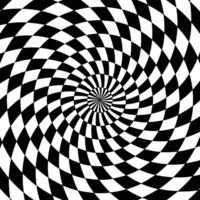 abstrack black and white spiral squares background vector