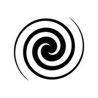 Abstract Spiral Optical Illusion Design vector
