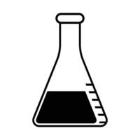 Erlenmeyer Icon simple vector
